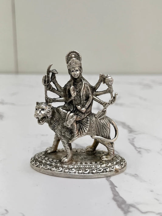 SILVER DURGA IDOL