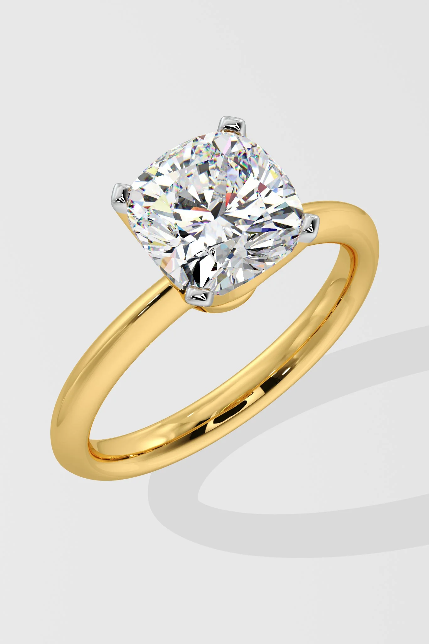 CUSHION SOLITAIRE RING