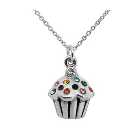 BIRTHDAY NECKLACE (CUPCAKE)