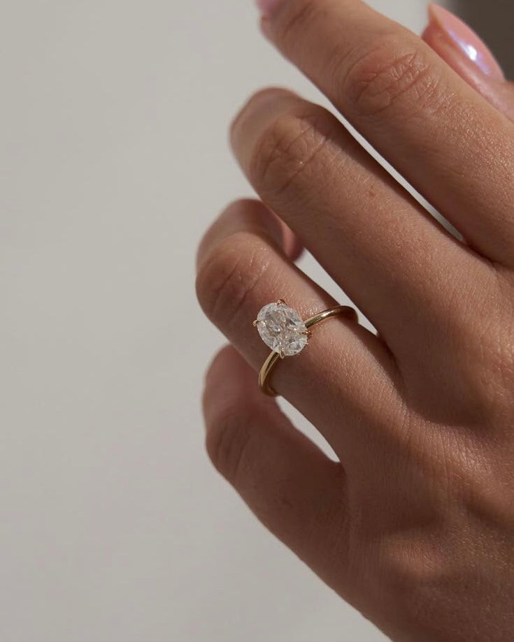 LAB GROWN SOLITAIRE RING