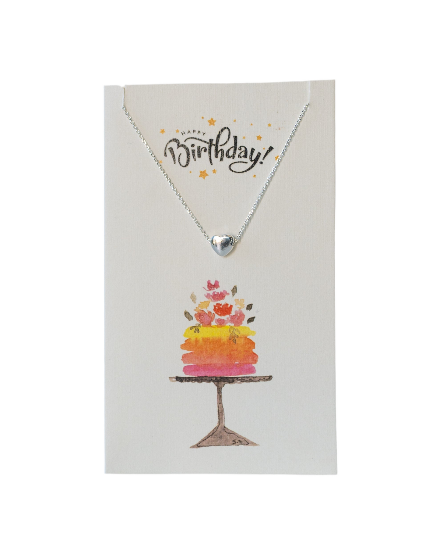BIRTHDAY HEART NECKLACE