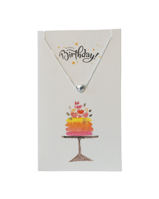 BIRTHDAY HEART NECKLACE