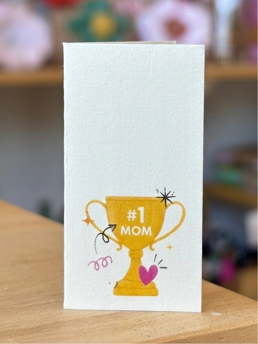#1 MOM CARD