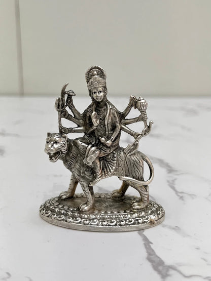 SILVER DURGA IDOL