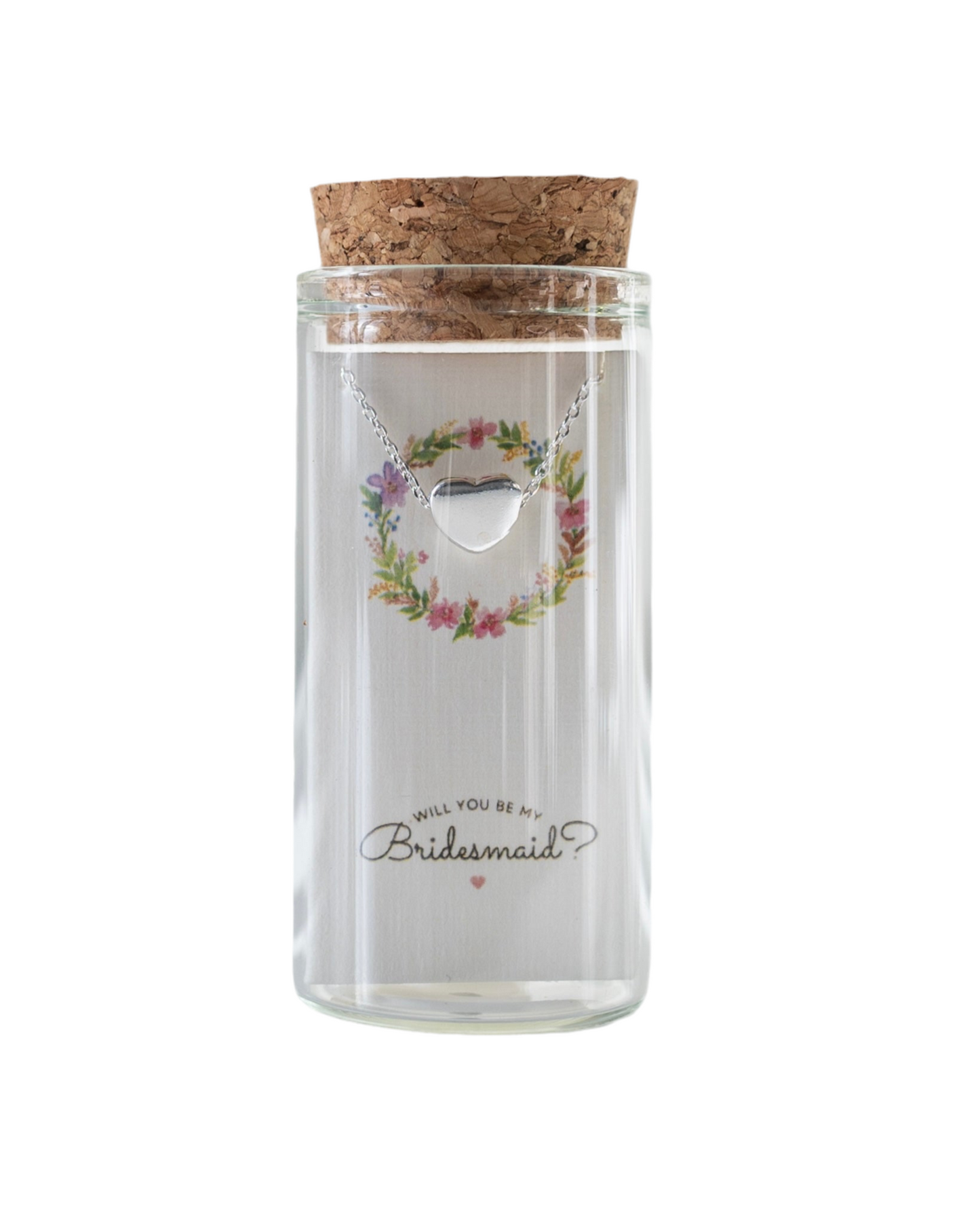 BRIDESMAID HEART NECKLACE