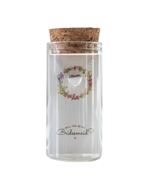 BRIDESMAID HEART NECKLACE