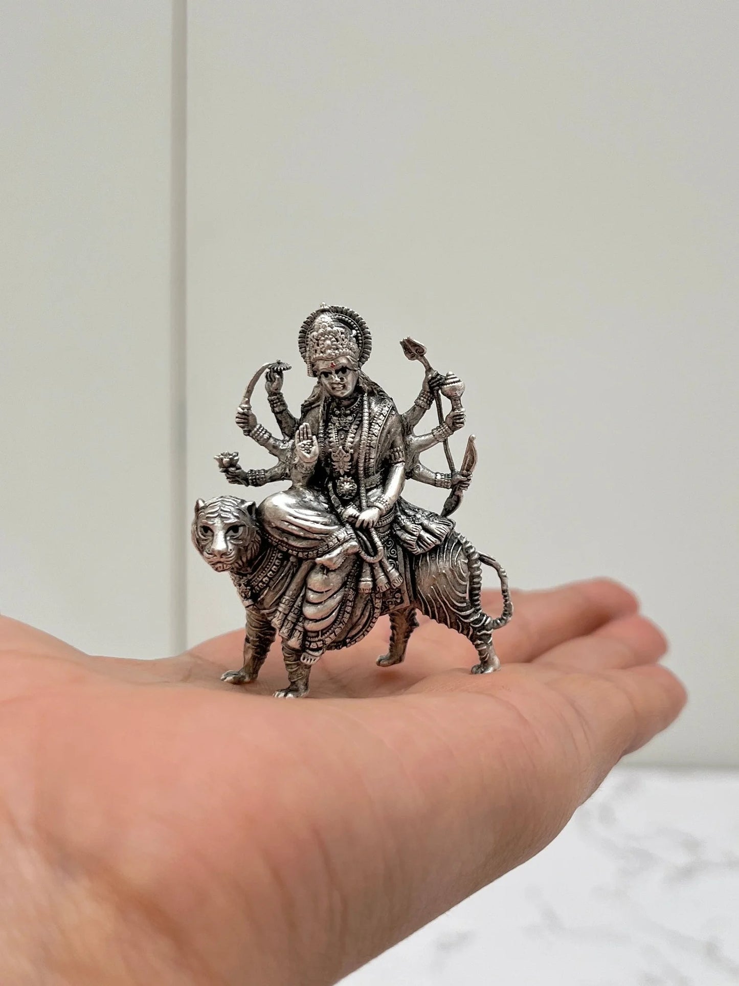 SILVER DURGA MAA IDOL