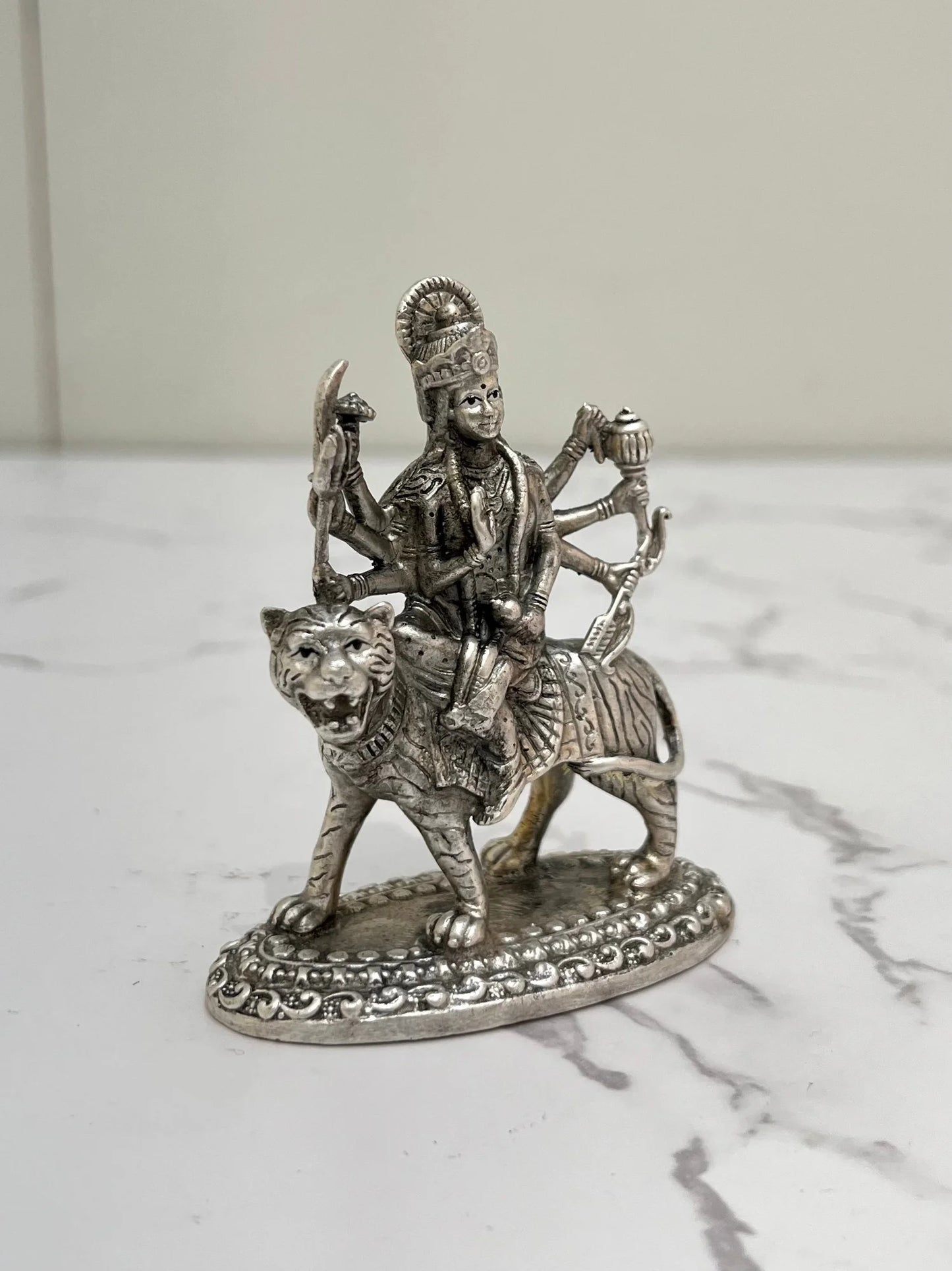SILVER DURGA IDOL