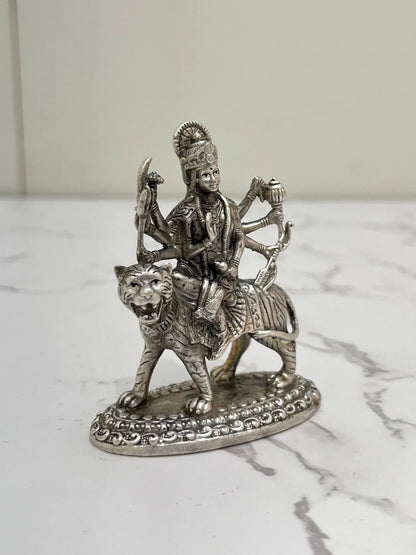 SILVER DURGA IDOL