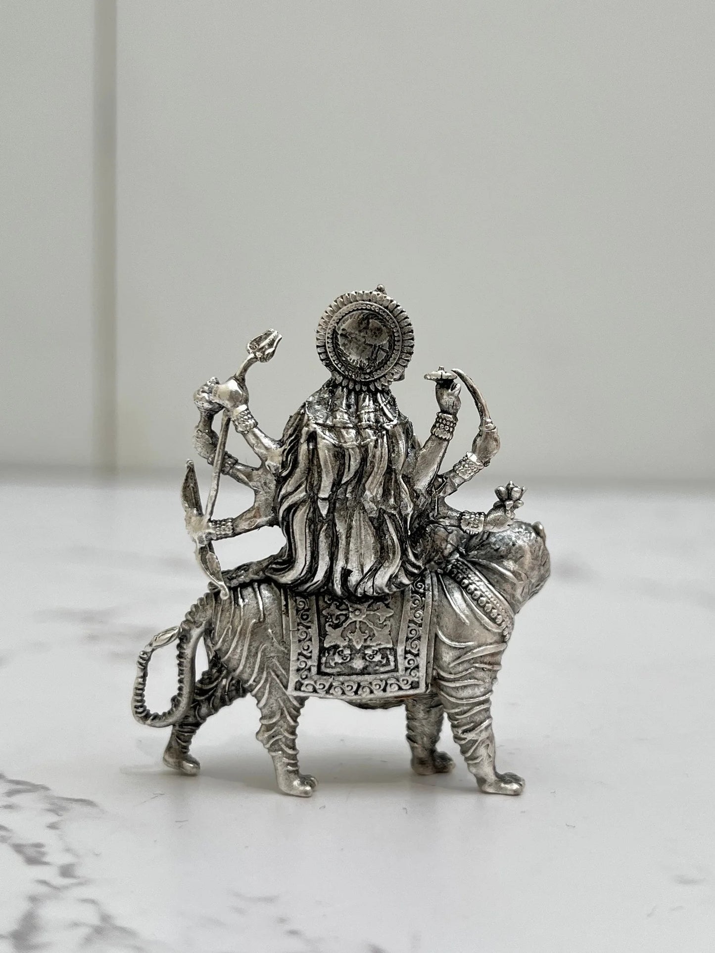 SILVER DURGA MAA IDOL