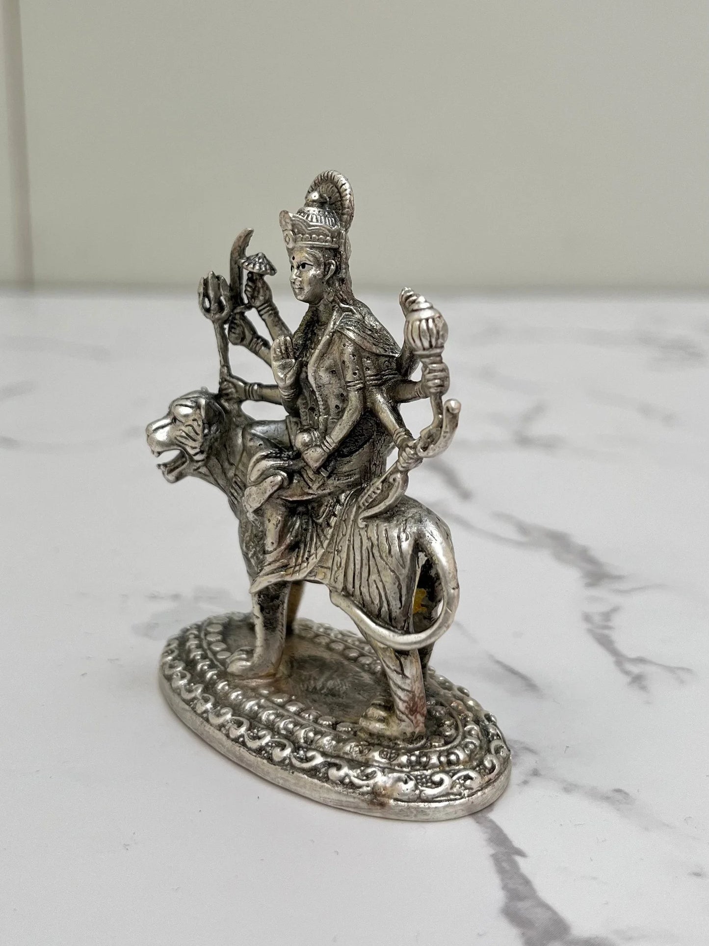 SILVER DURGA IDOL