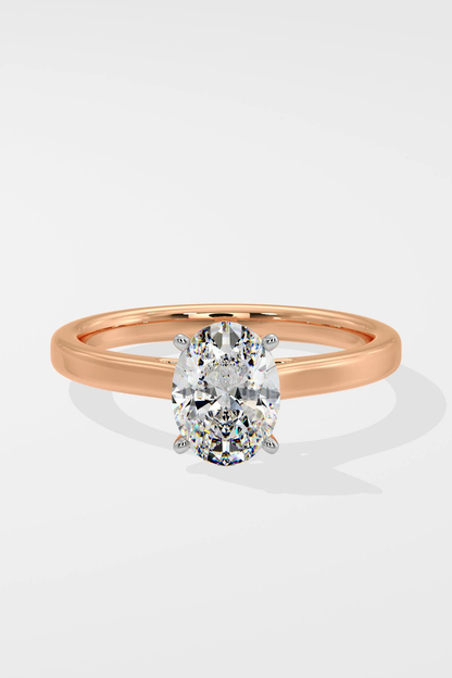 OVAL SOLITAIRE RING