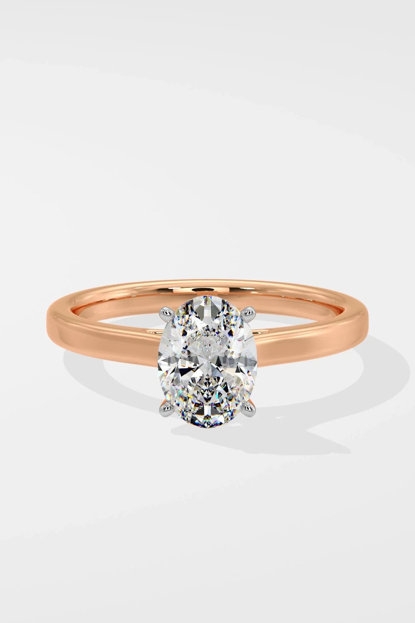 OVAL SOLITAIRE RING
