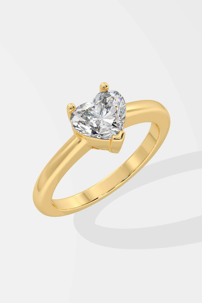 HEART SOLITAIRE RING