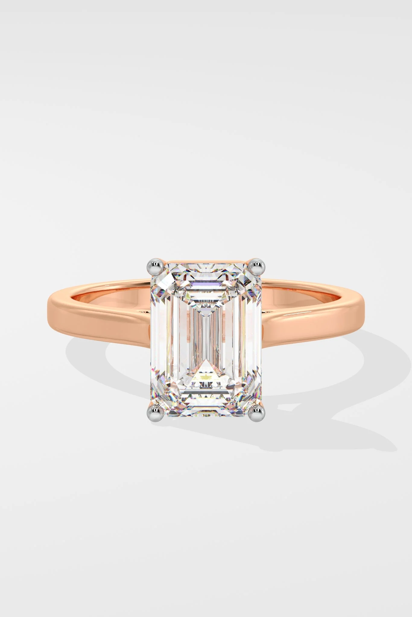 EMERALD SOLITAIRE RING