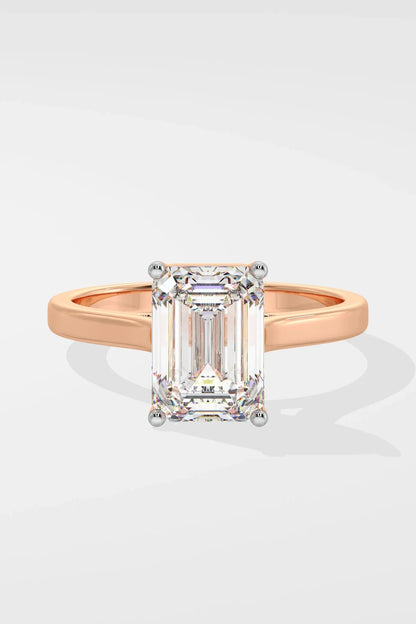 EMERALD SOLITAIRE RING