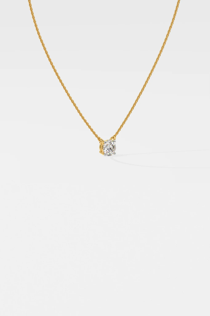 ROUND SOLITAIRE NECKLACE