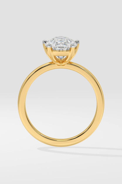 PEAR SOLITAIRE RING