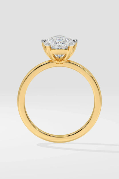 PEAR SOLITAIRE RING
