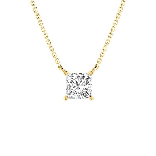 PRINCESS SOLITAIRE NECKLACE