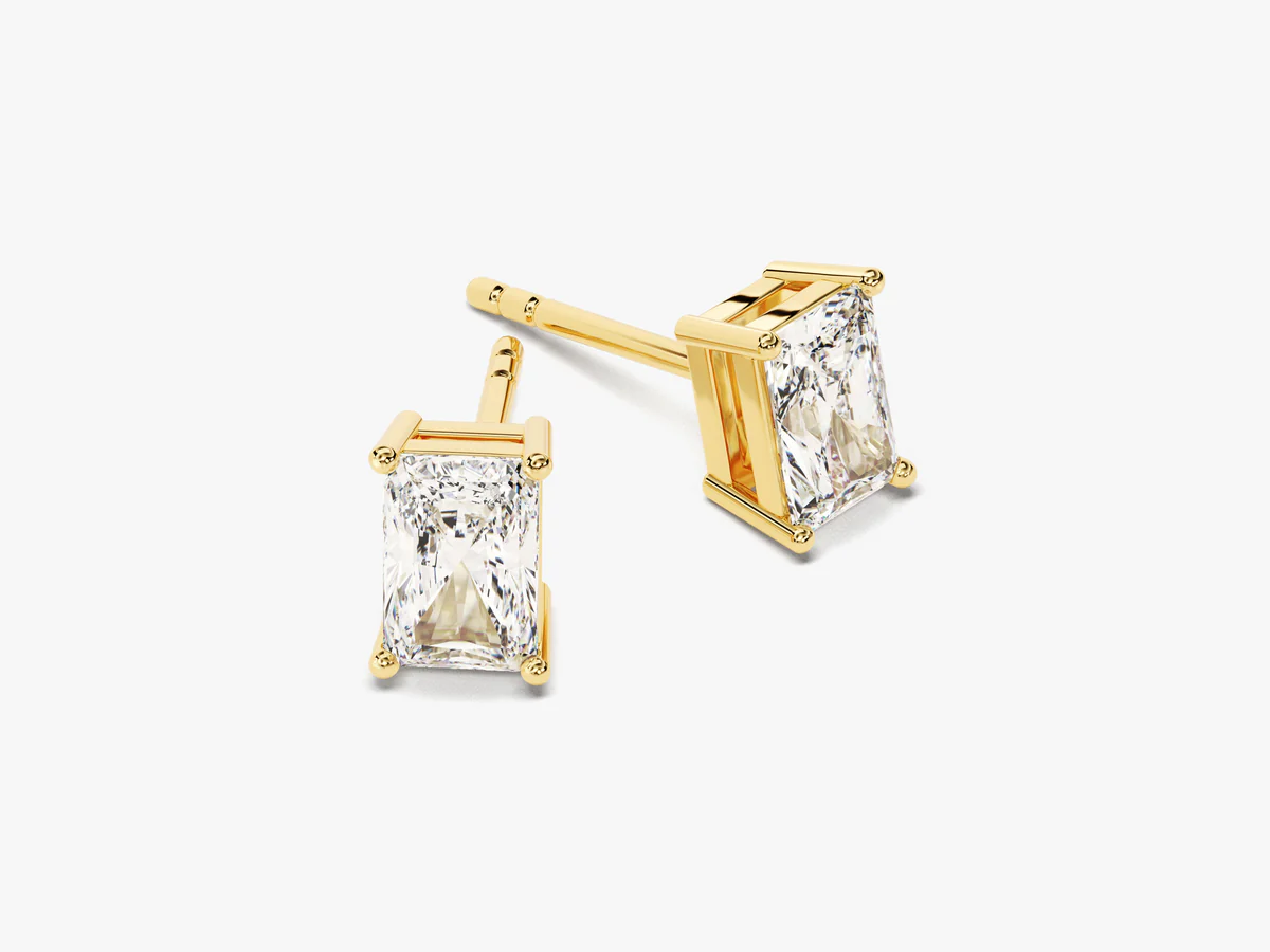 RADIANT SOLITAIRE EARRINGS