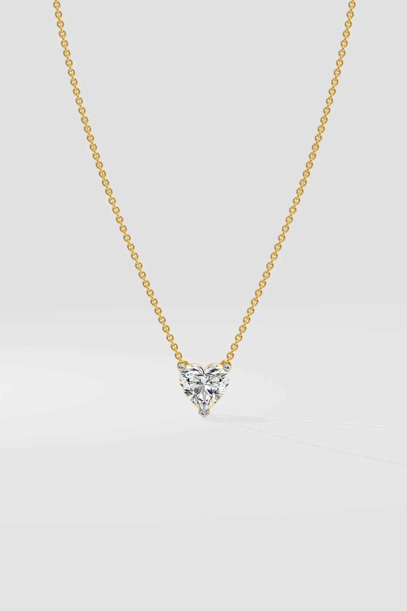 HEART SOLITAIRE NECKLACE