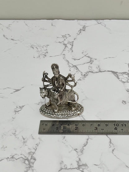 SILVER DURGA IDOL