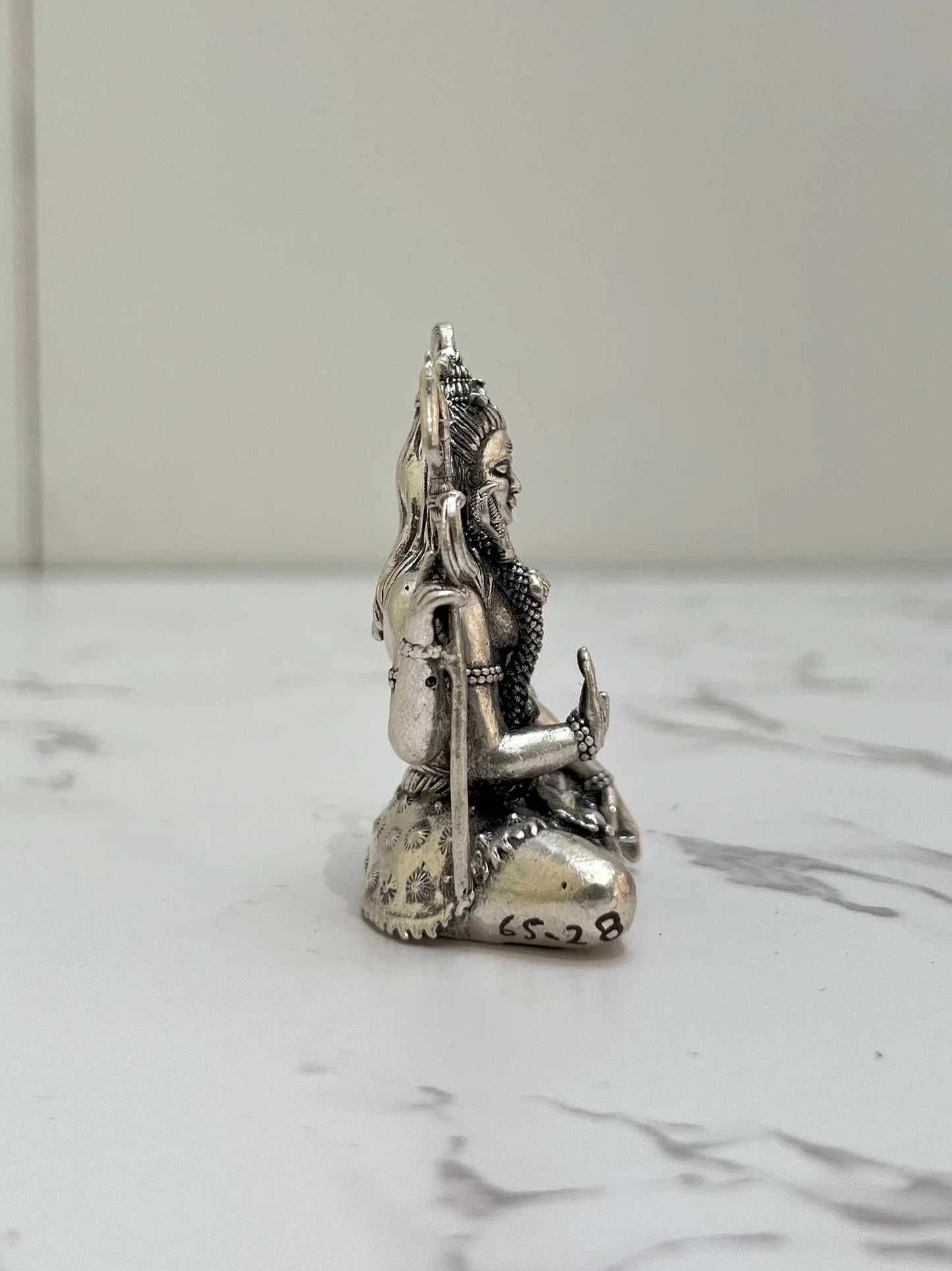 SILVER SHIVA IDOL
