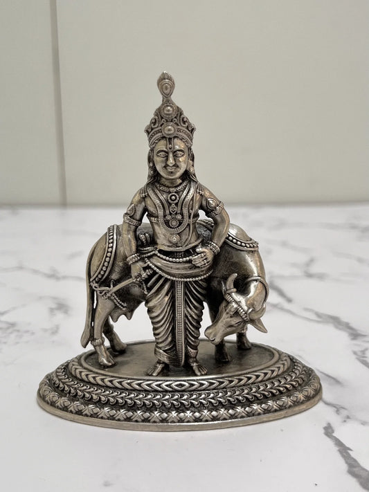 925 KRISHNA COW IDOL