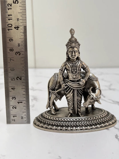925 KRISHNA COW IDOL