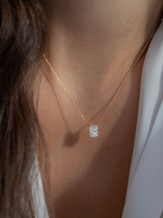 RADIANT SOLITAIRE NECKLACE