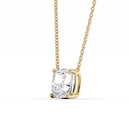 CUSHION SOLITAIRE NECKLACE