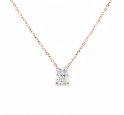 RADIANT SOLITAIRE NECKLACE