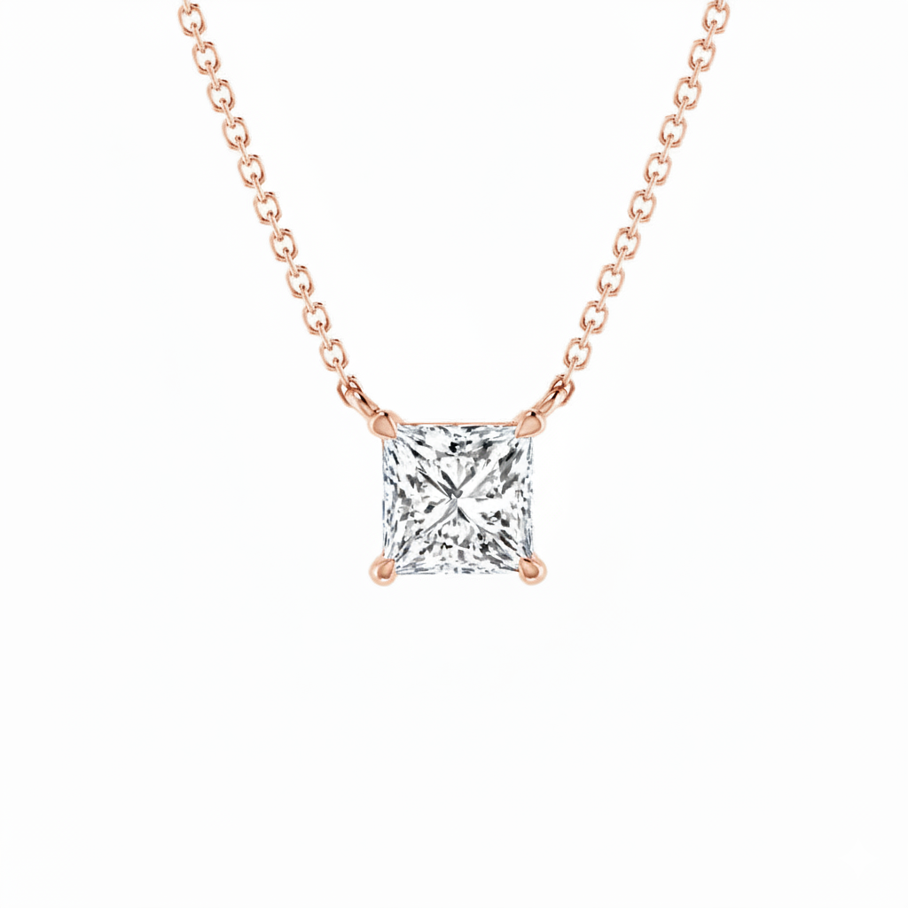 PRINCESS SOLITAIRE NECKLACE