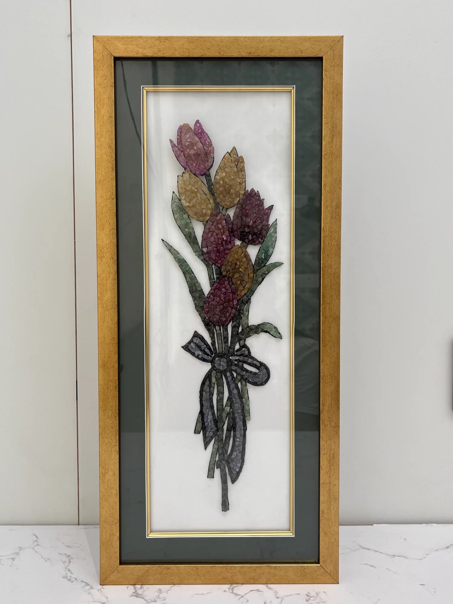 TULIP GEMSTONES PAINTING