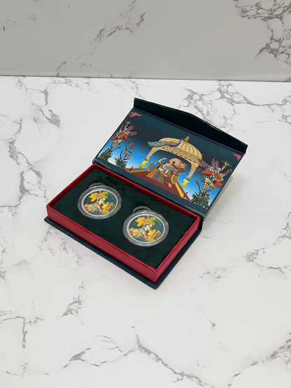 RADHA KRISHNA COIN SET