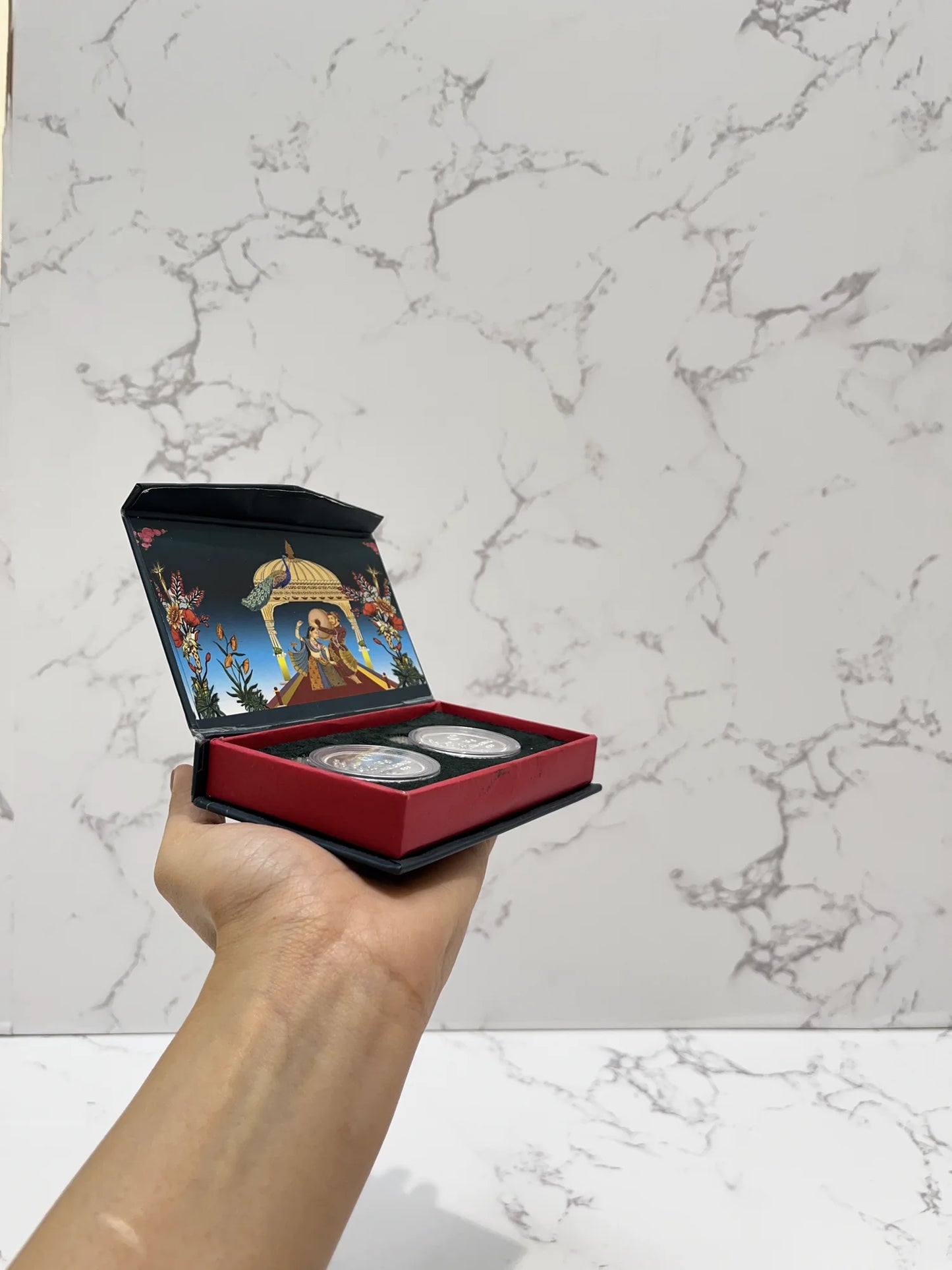 RADHA KRISHNA COIN SET