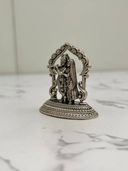 SILVER RADHA KRISHNA IDOL