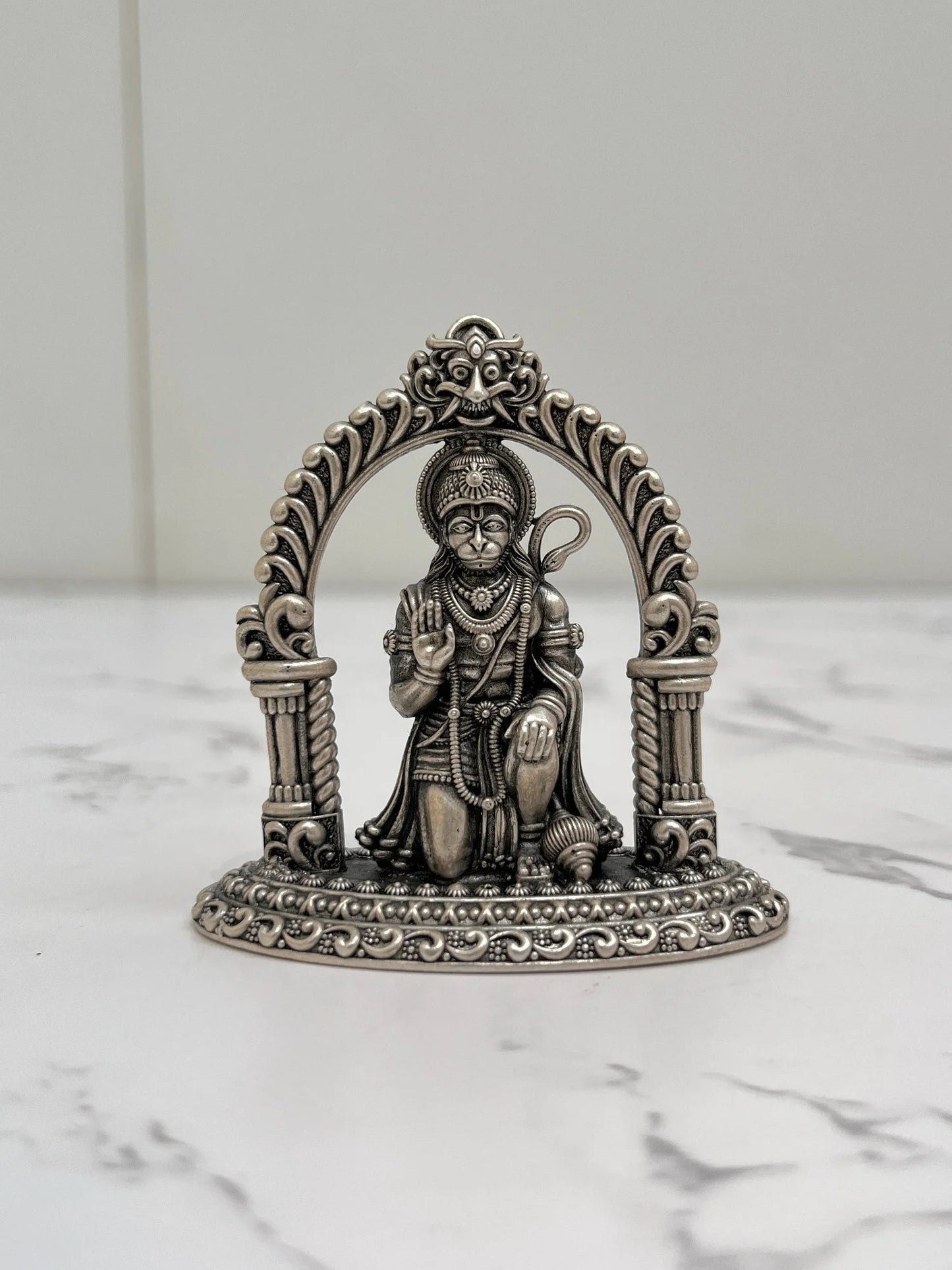 SILVER HANUMAN IDOL