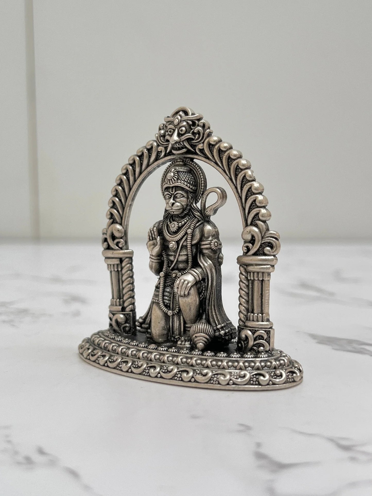 SILVER HANUMAN IDOL