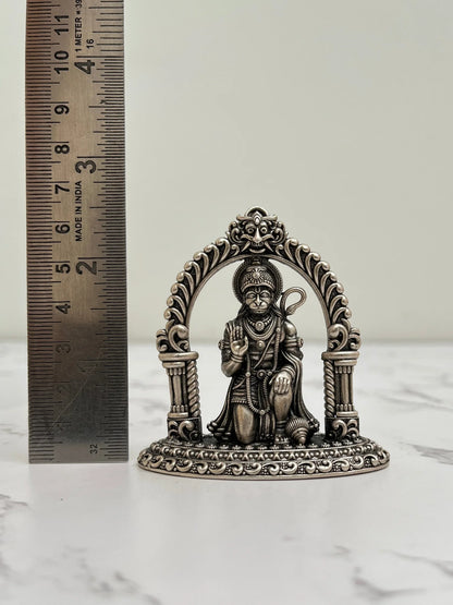 SILVER HANUMAN IDOL