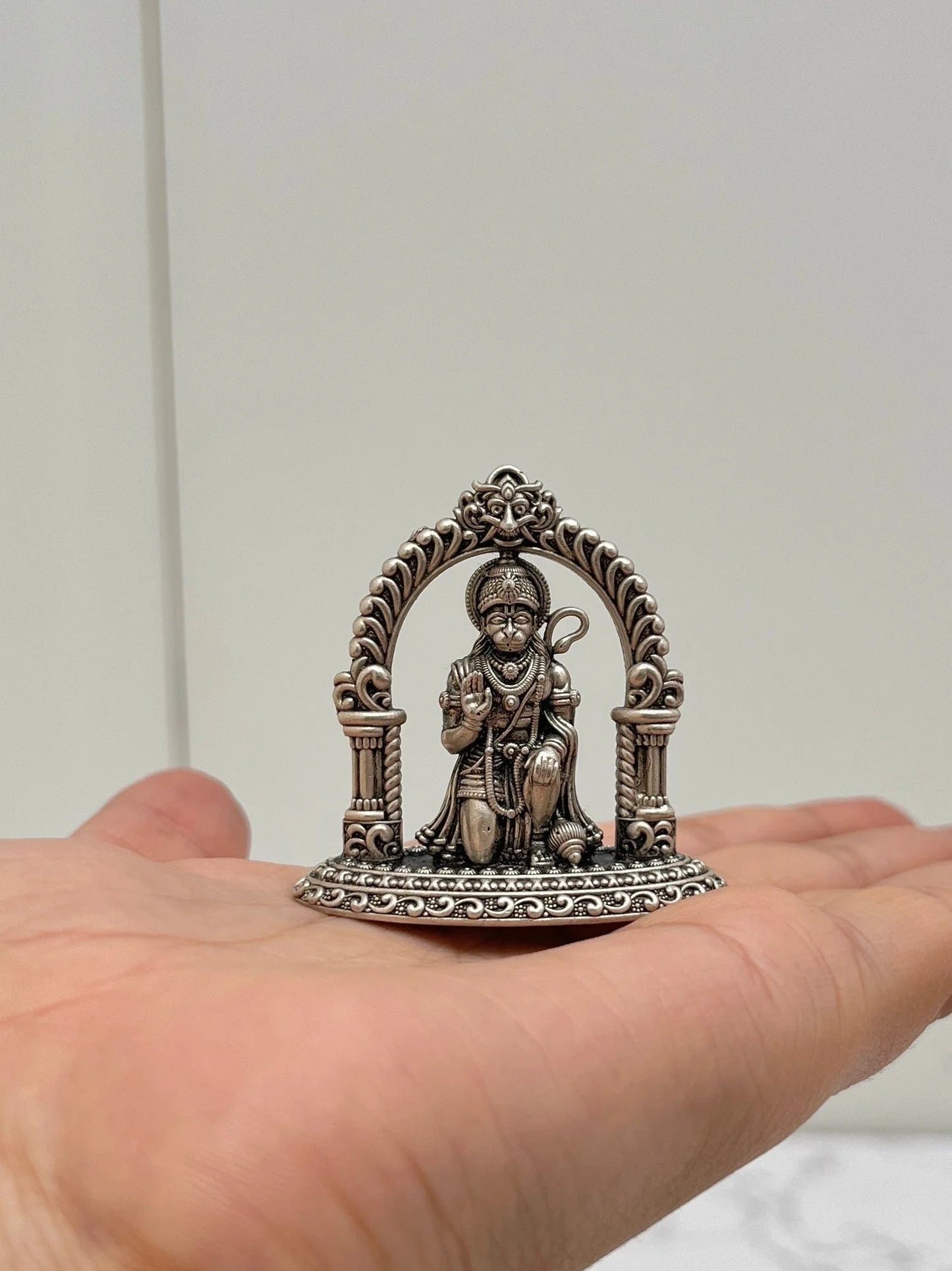SILVER HANUMAN IDOL