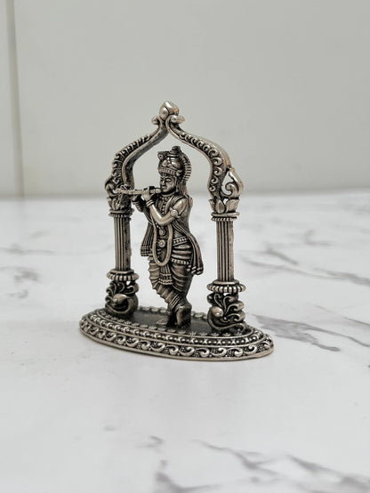 SILVER KRISHNA IDOL