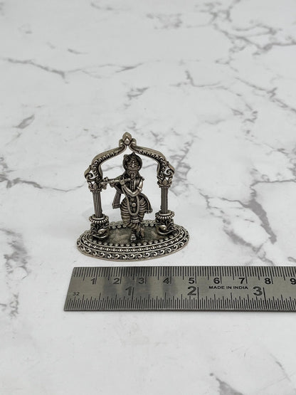 SILVER KRISHNA IDOL