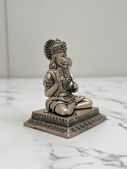 SILVER HANUMAN IDOL