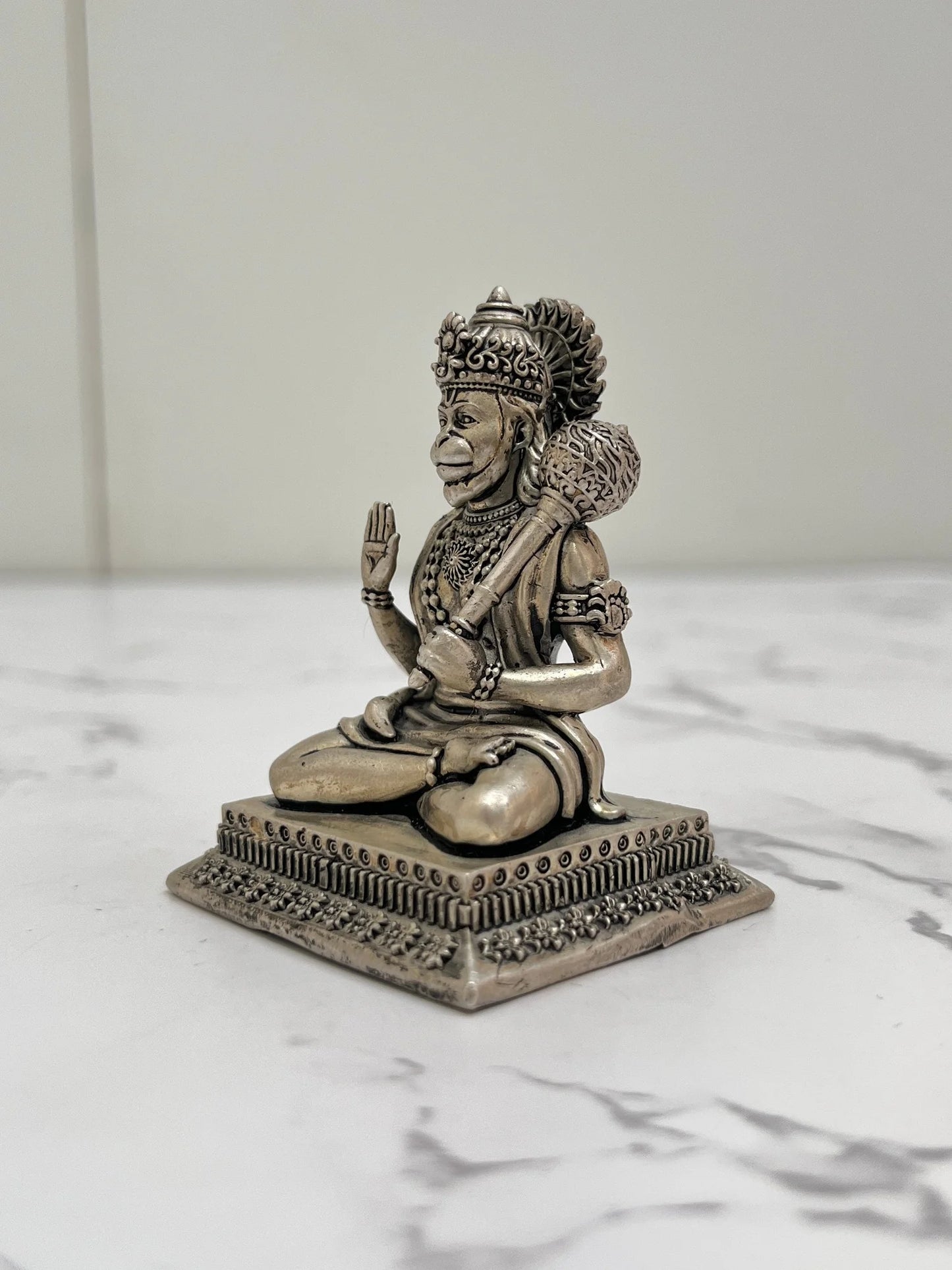 SILVER HANUMAN IDOL