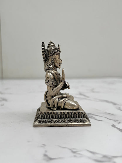 SILVER HANUMAN IDOL