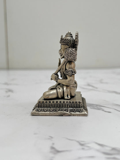 SILVER HANUMAN IDOL