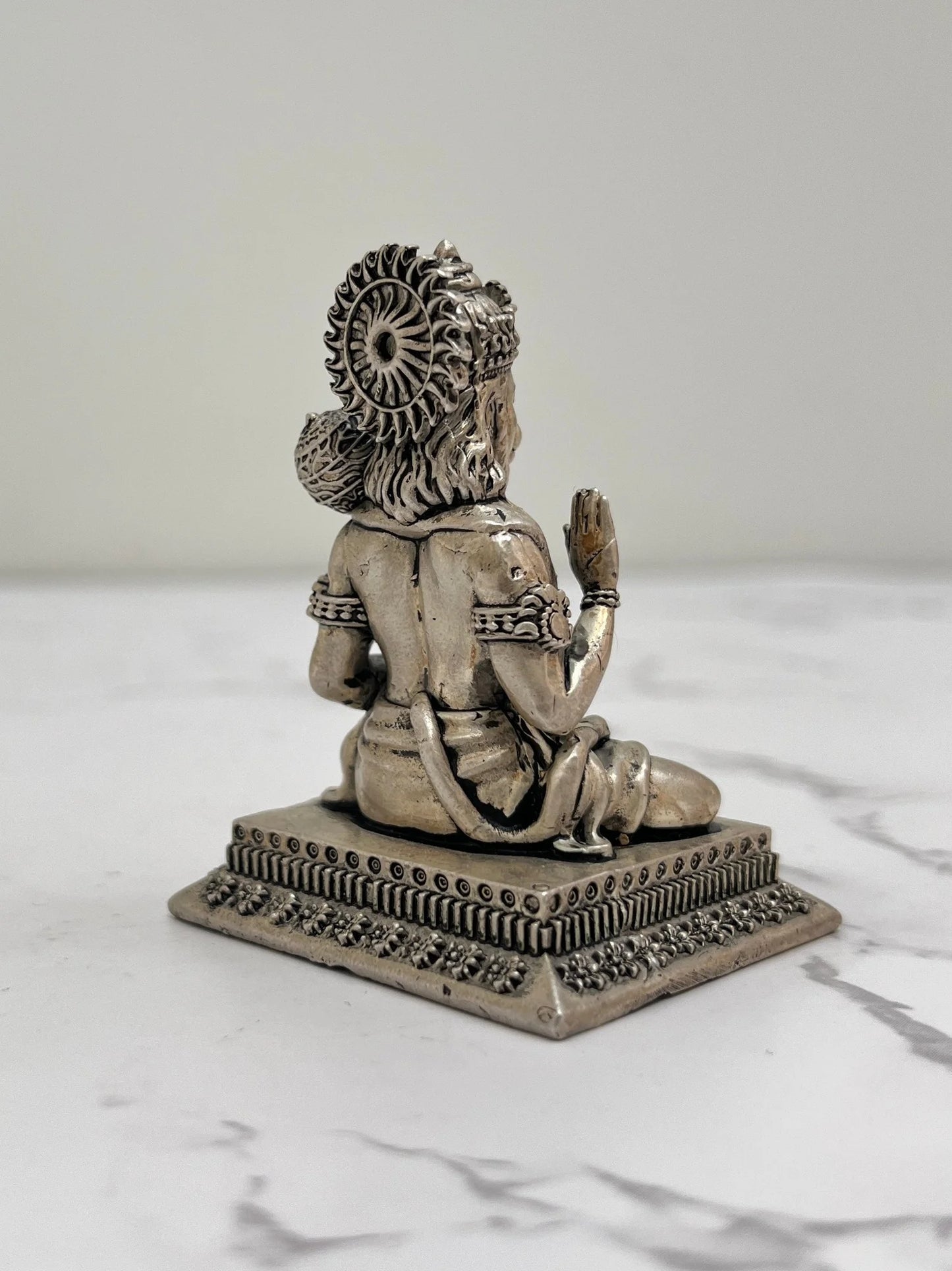 SILVER HANUMAN IDOL