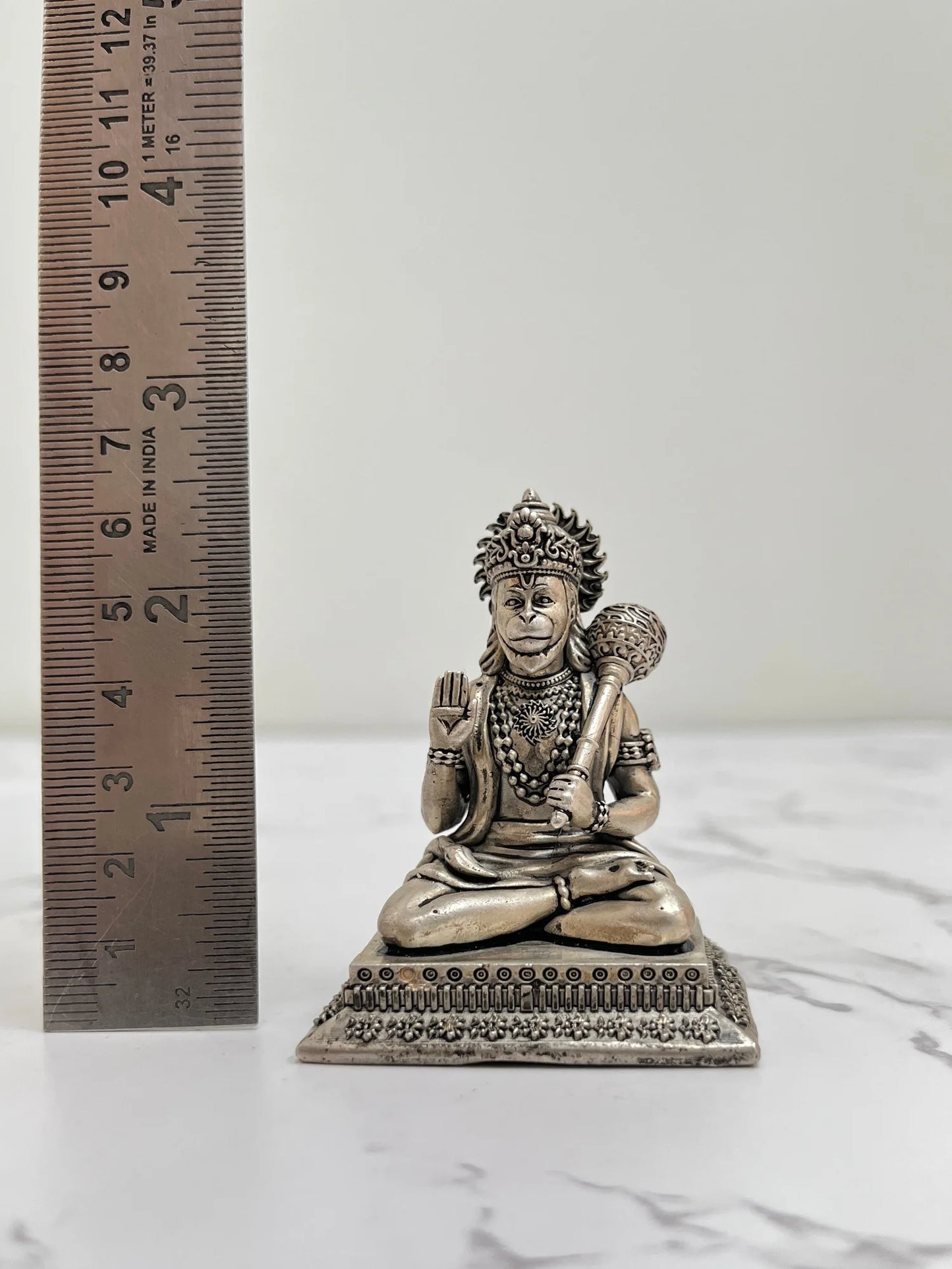SILVER HANUMAN IDOL